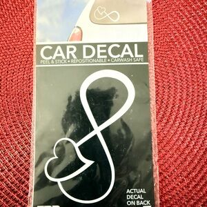 Heart Infinity Car Decal